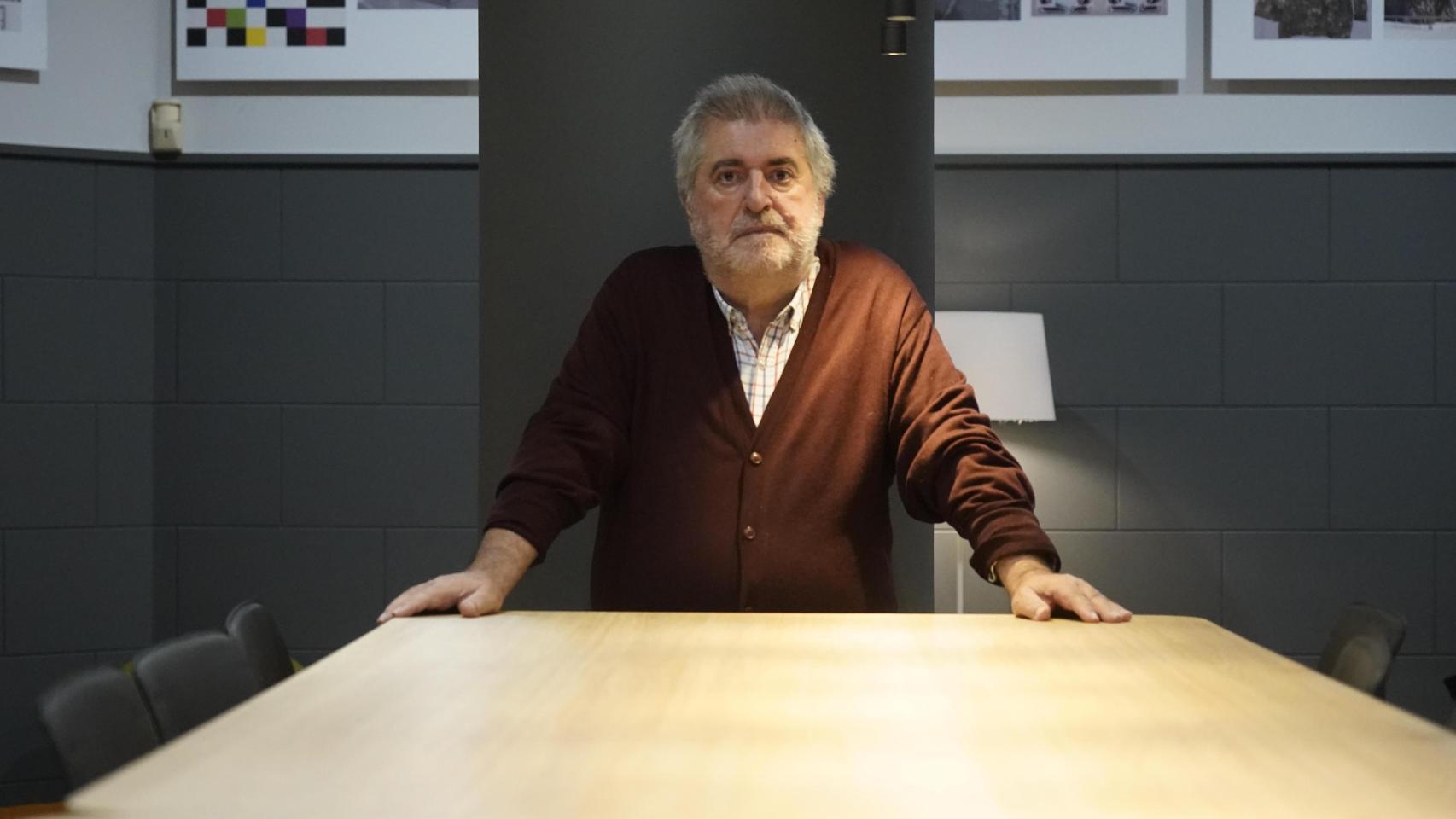 Jesús Eguiguren durante su entrevista con Crónica Vasca.