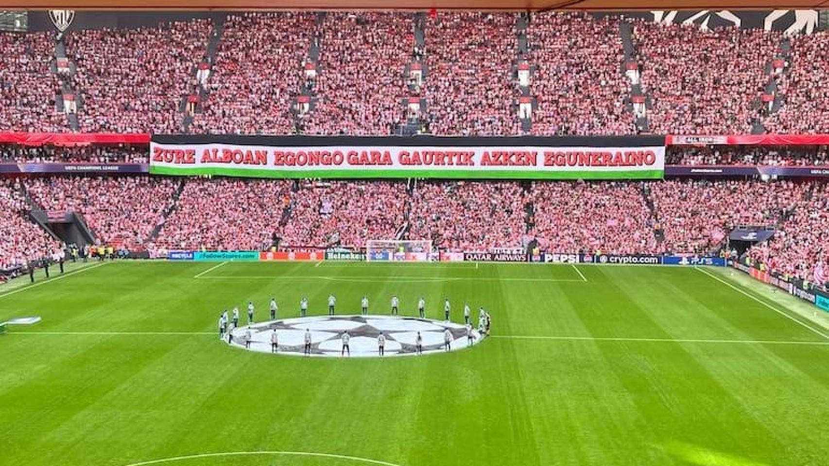 San Mamés acogerá el partido entre la Euskal Selekzioa y Palestina.