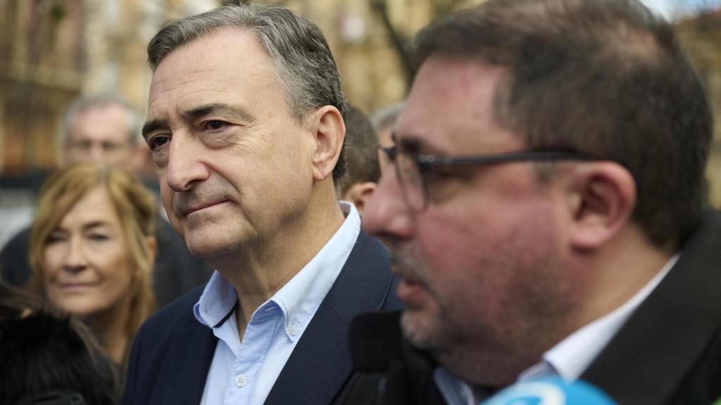 El presidente el PNV, Aitor Esteban