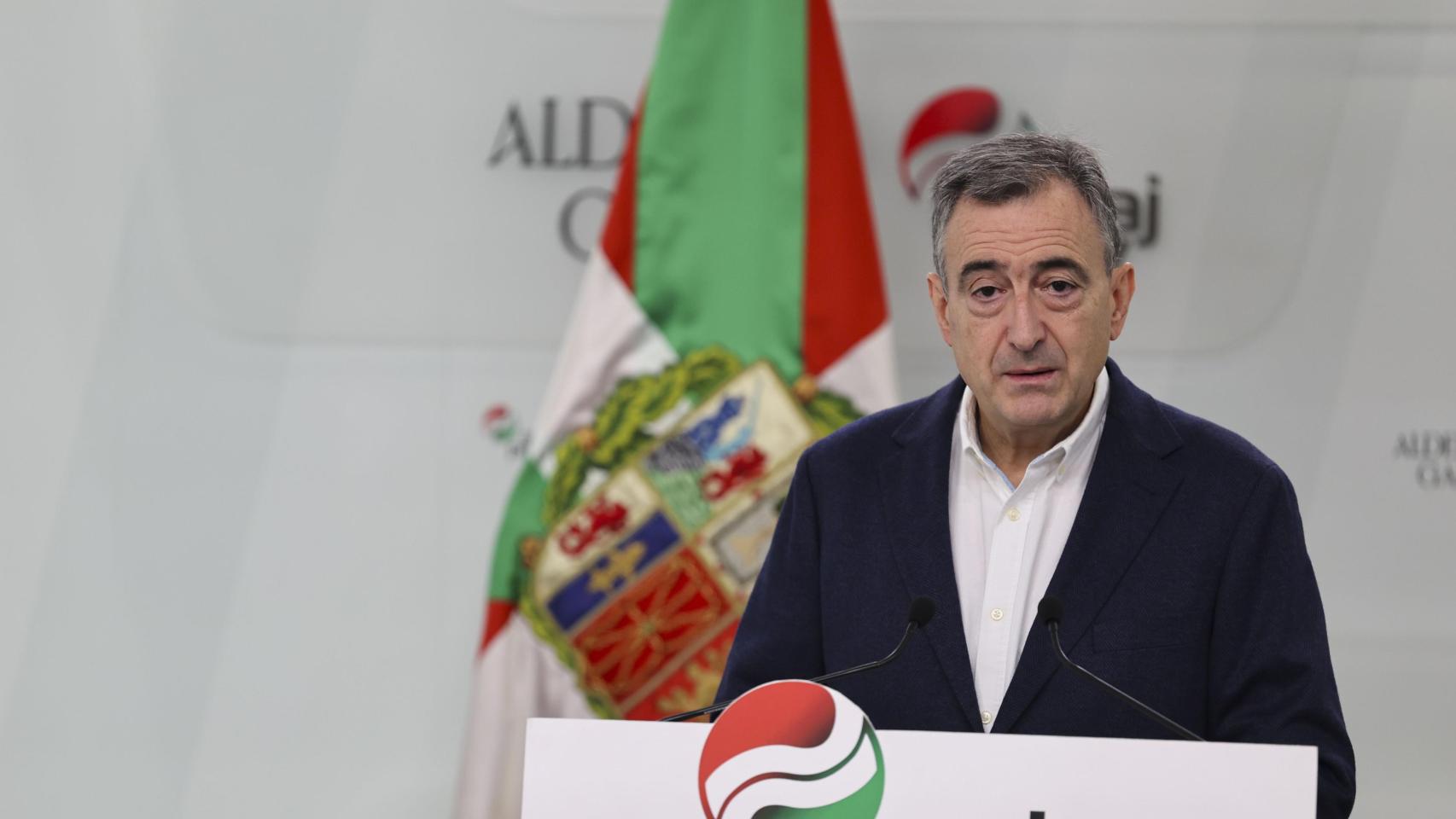 El presidente del PNV, Aitor Esteban