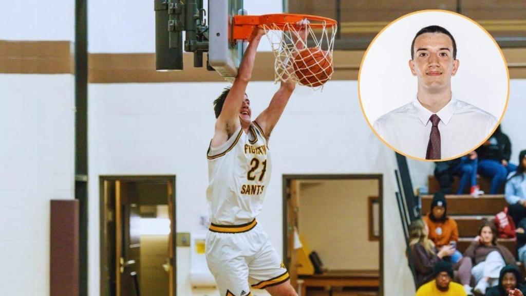 Aitor Anabitarte, durante su etapa en la NAIA con St. Francis Fighting Saints