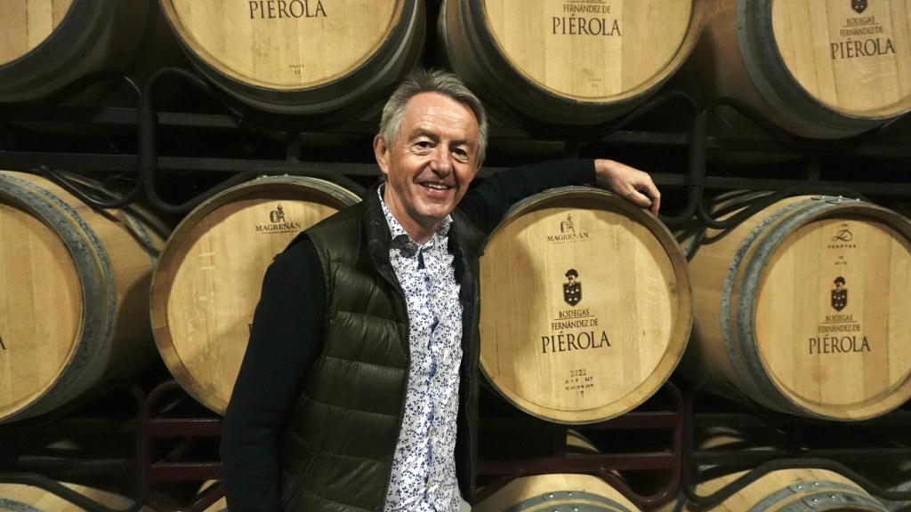Carlos Bujanda, director general del Grupo Piérola en su bodega ubicada en Moreda de Álava
