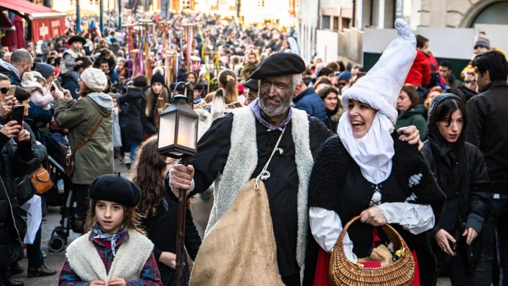 Desfile de Olentzero.