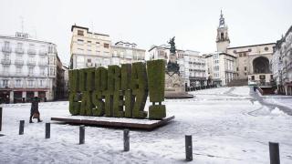 Nieve en Vitoria