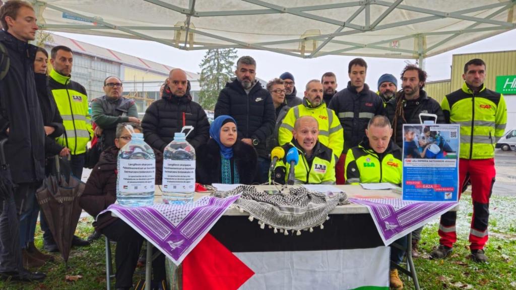 Los Comités de Empresa de CAF lanzan un llamamiento para hacer una colecta de fondos que permita enviar agua potable directamente a la población de Gaza