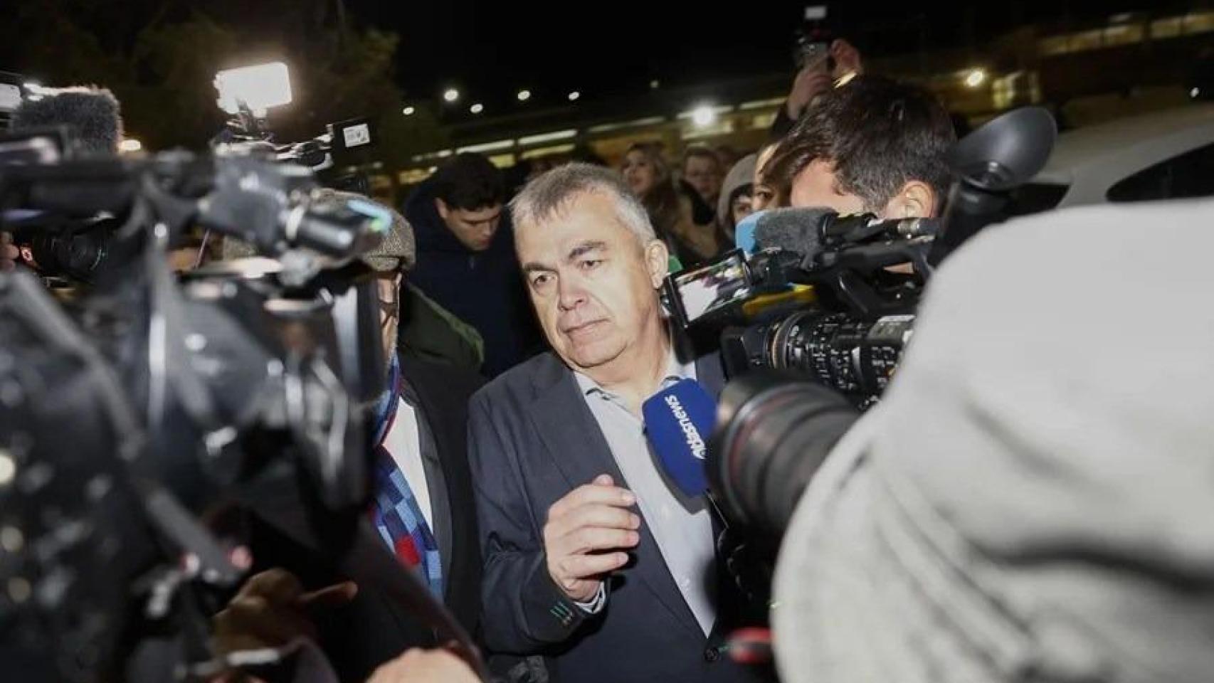 Santos Cerdán a su salida de prisión hace unos días