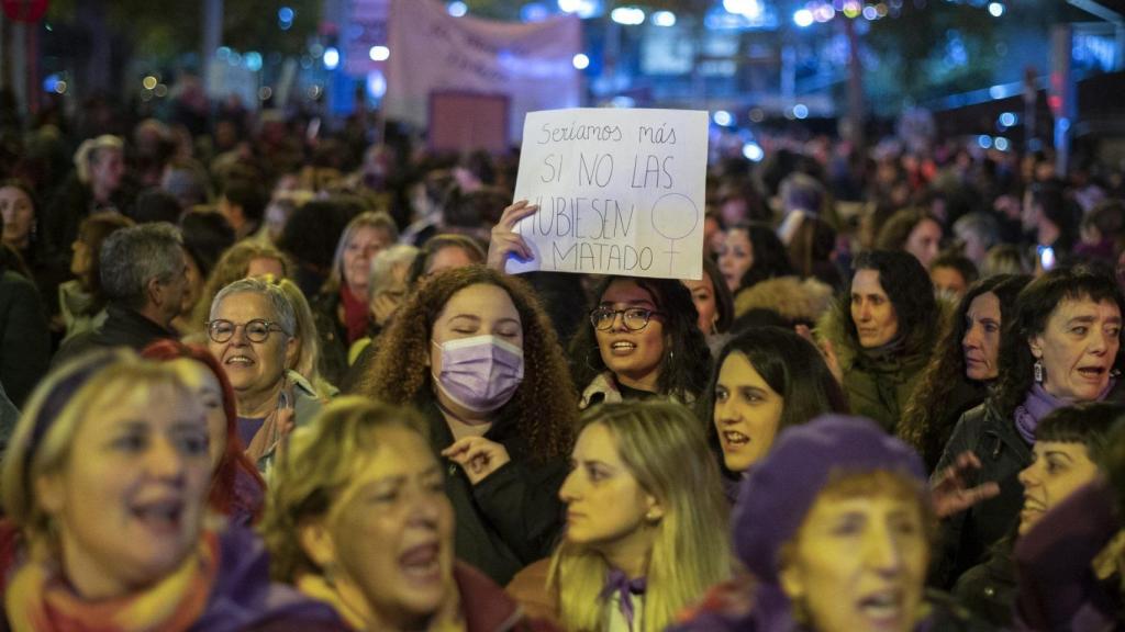 Manifestación del 25N el año pasado