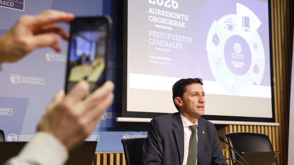 El consejero de Hacienda y Finanzas del Gobierno Vasco, Noël d'Anjou