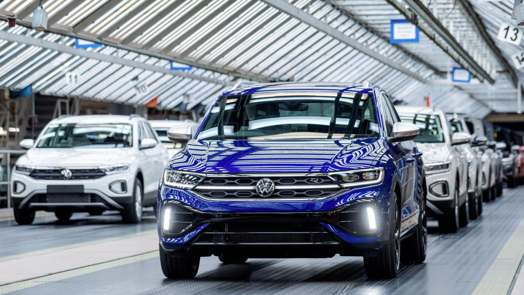 Interior de las instalaciones de Volkswagen Autoeuropa.
