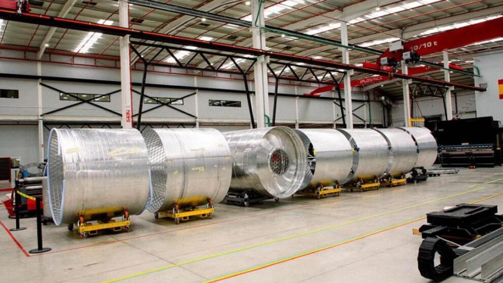 Porciones de uno de los modelos de Miura 5