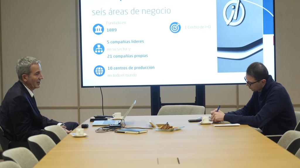 Rego, durante la entrevista con Crónica Vasca.