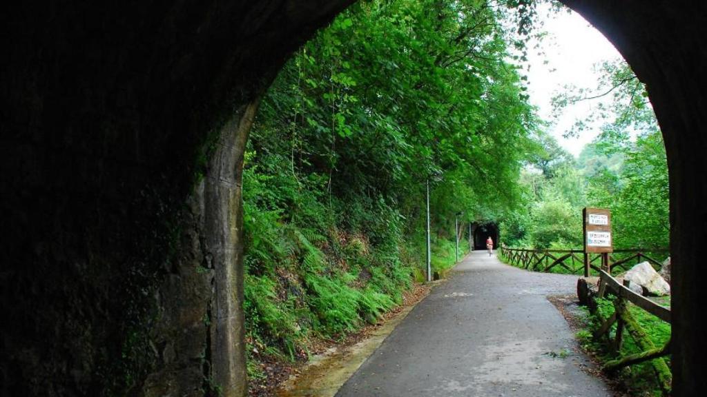 Una vía verde en Gipuzkoa.