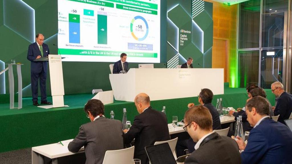 Ignacio Galán anuncia a los inversores el plan de Iberdrola