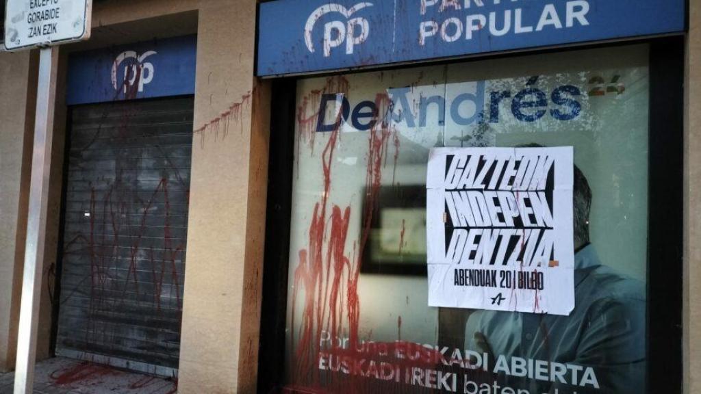 Sede del PP en Bilbao