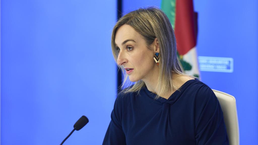 La portavoz del Gobierno vasco, María Ubarretxena