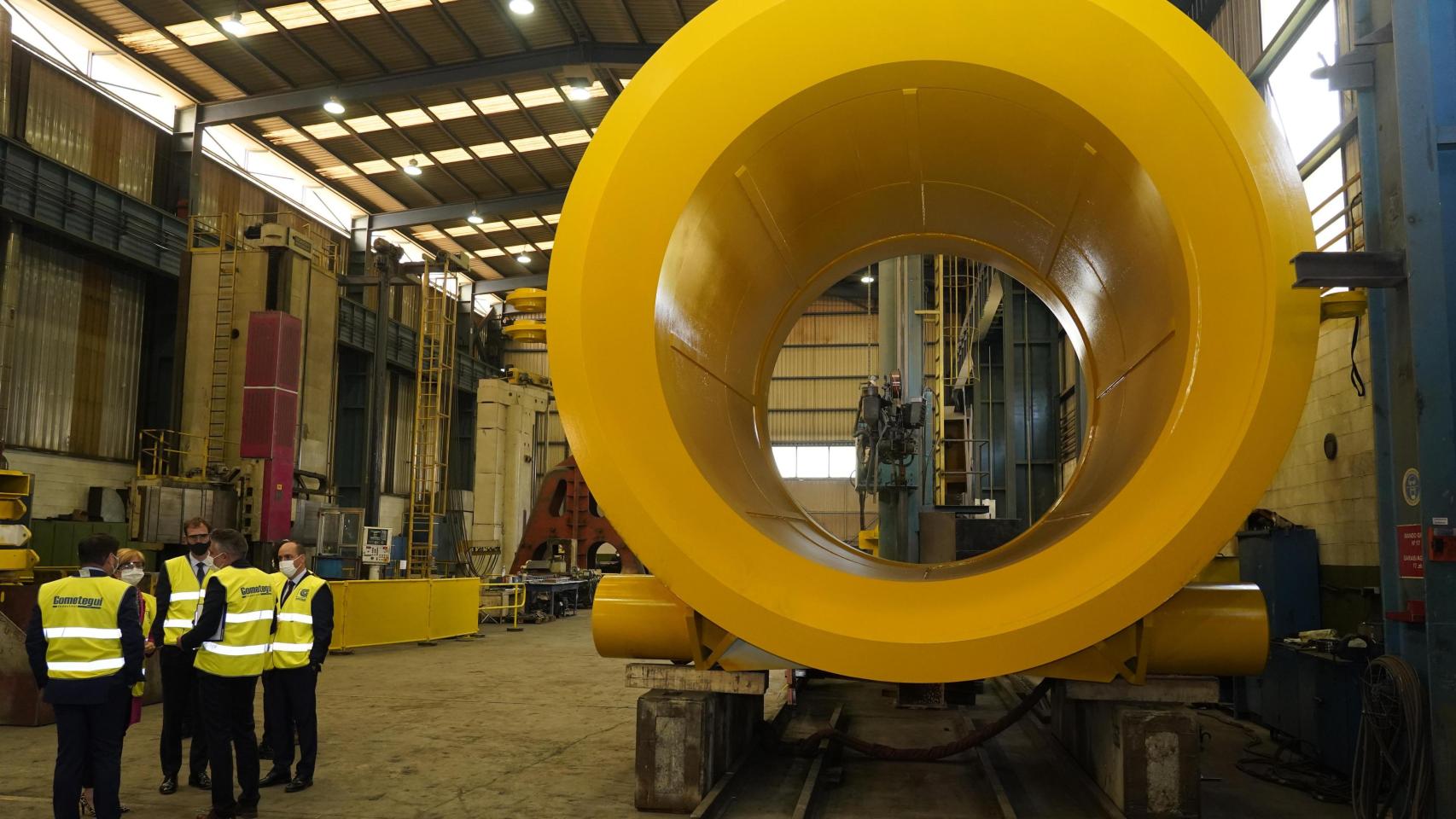 Imagen del interior de las instalaciones de Gometegui Industrial / Irekia