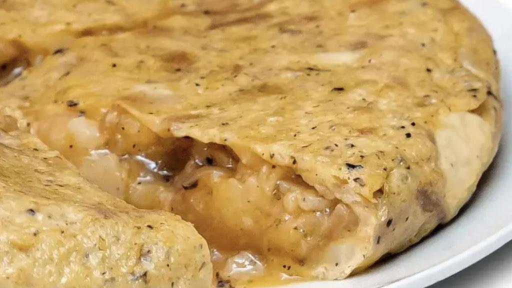 La tortilla del bar más famoso de Bilbao.