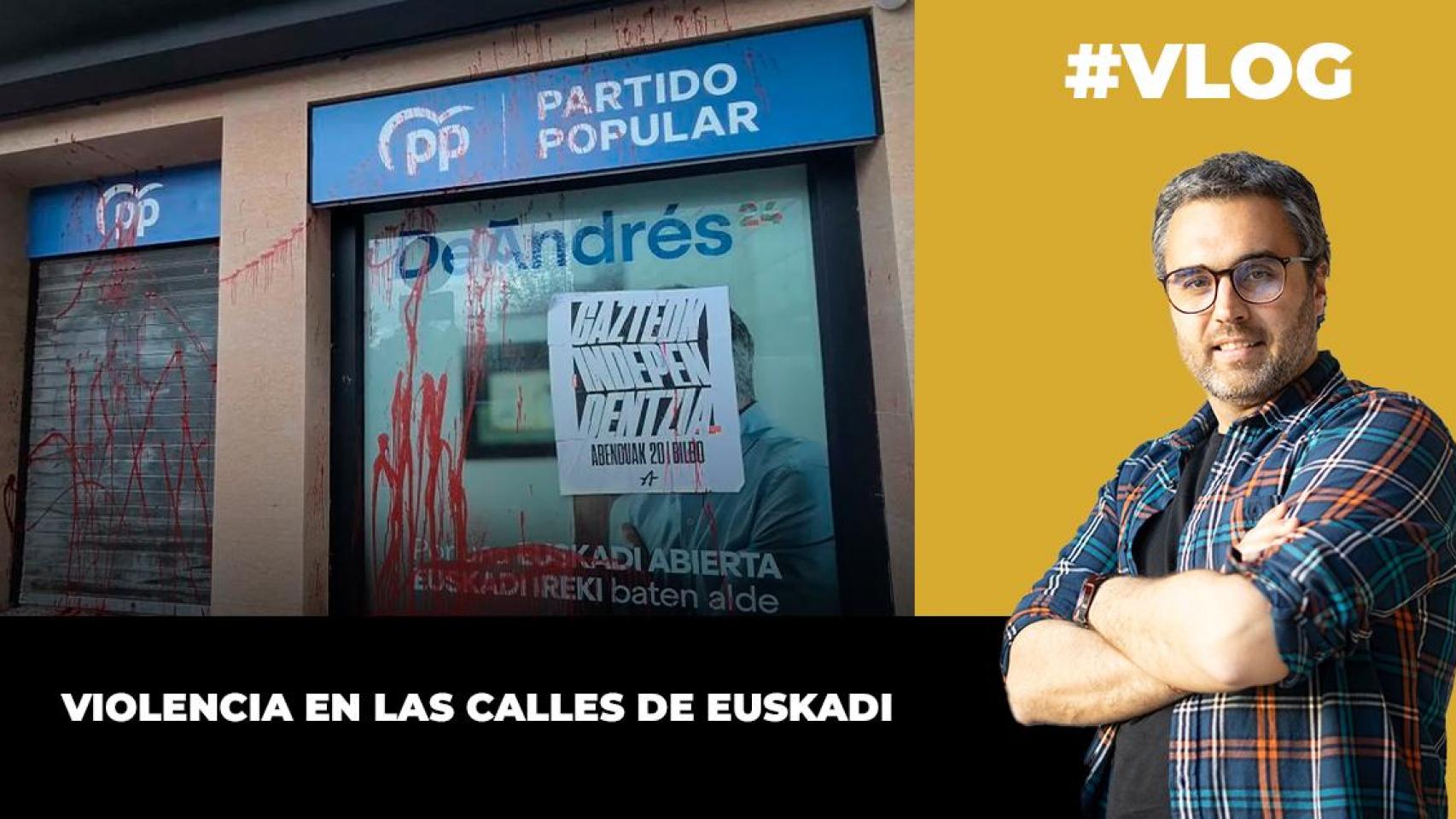 La intolerable violencia de jóvenes abertzales en Euskadi.