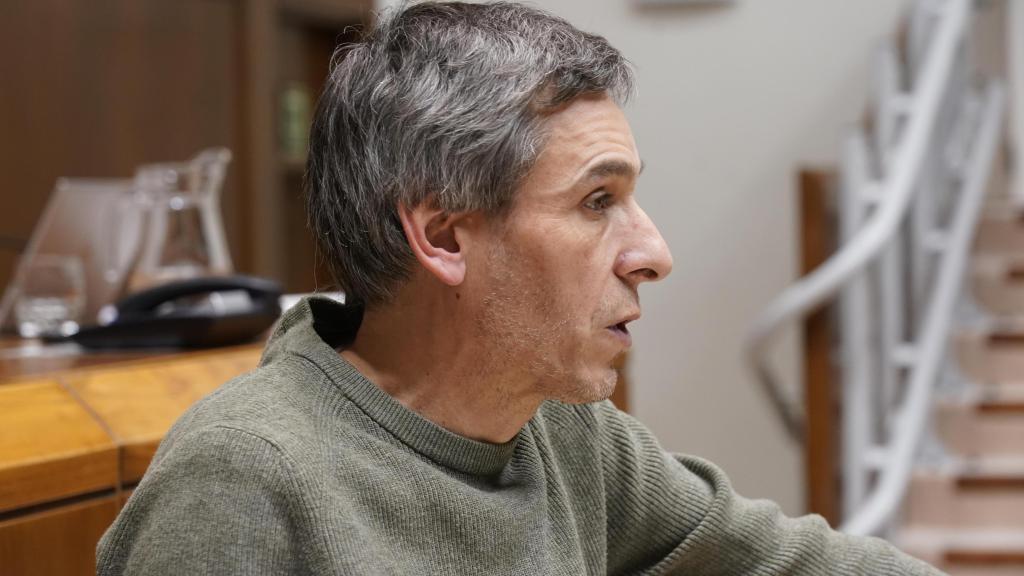 Jon Hernández, de Sumar, en el Parlamento vasco