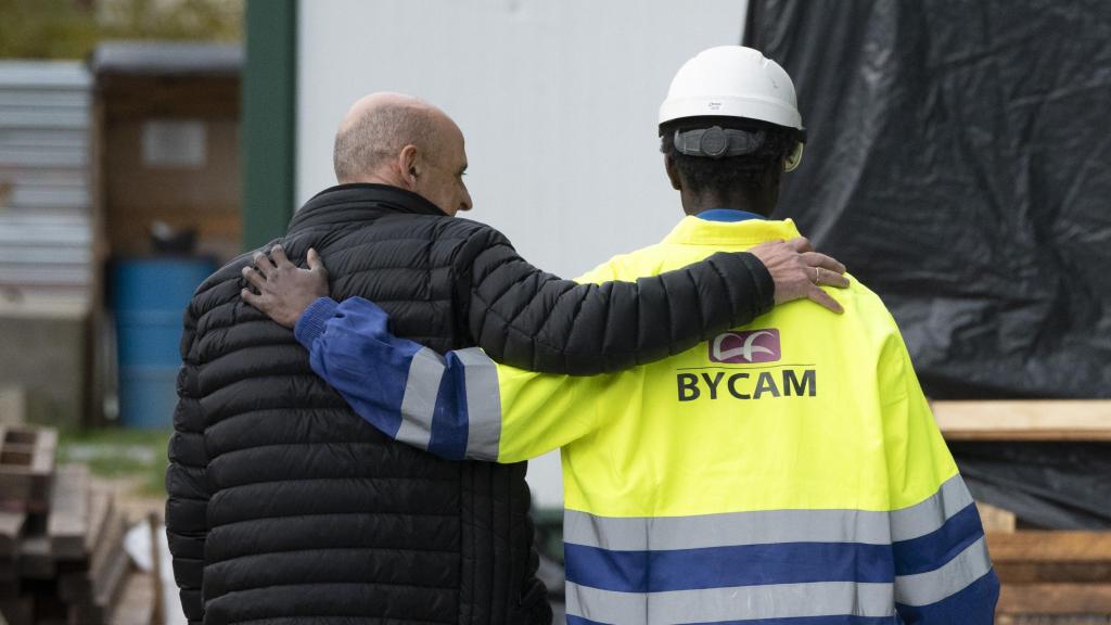 Luis del Olmo y Musa Daffeh, de Bycam, Grupo Moyua / Araba Press