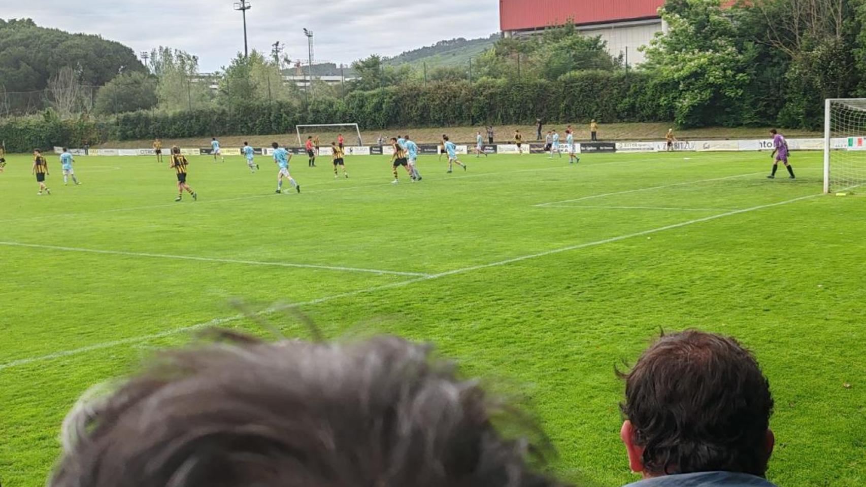 Campo de Fadura donde juega el Getxo / X