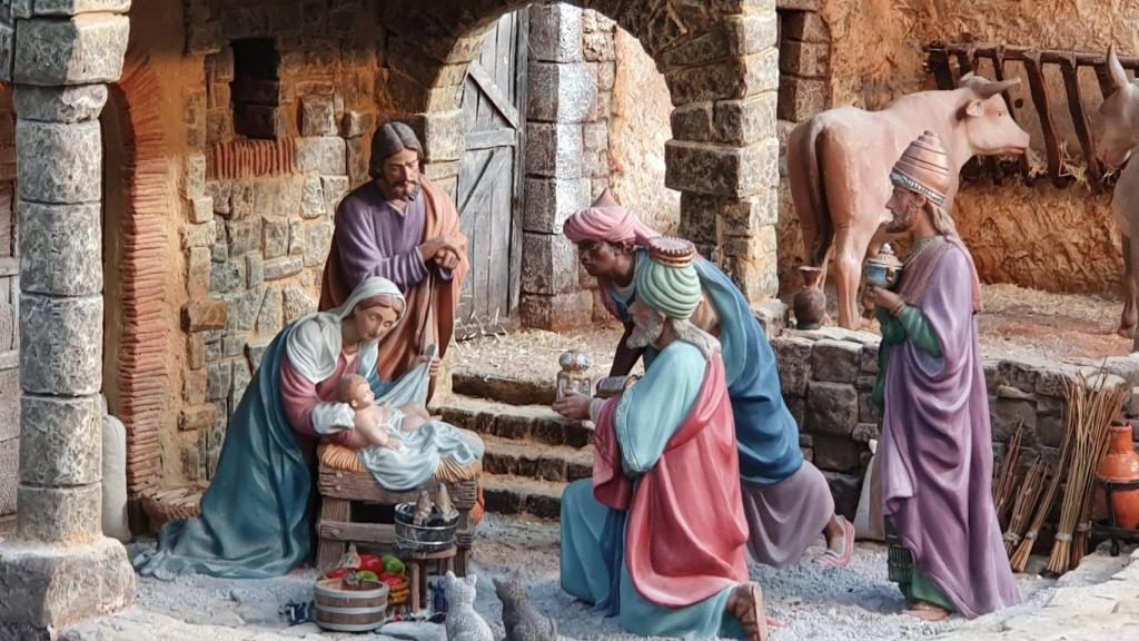 Un belén en Bilbao.