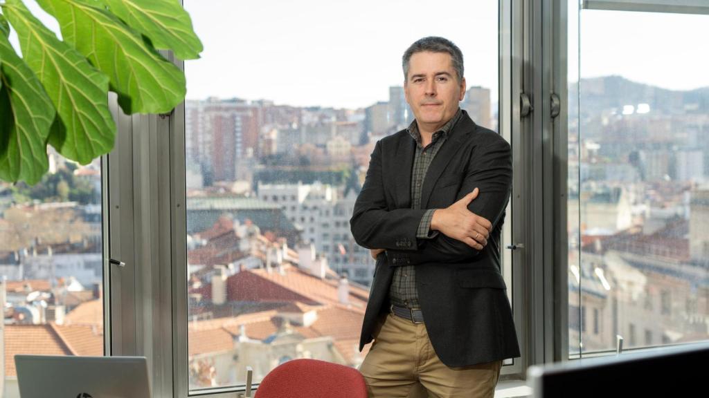 Kepa Apraiz, de Kategora, en su despacho de Bilbao / Araba Press