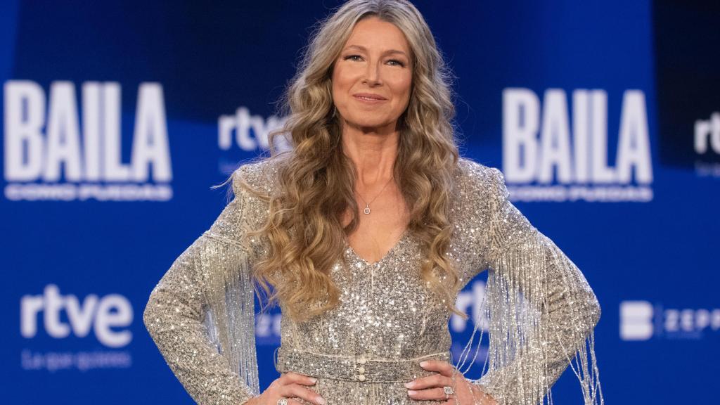 Anne Igartiburu en la presentación de 'Baila como puedas'.