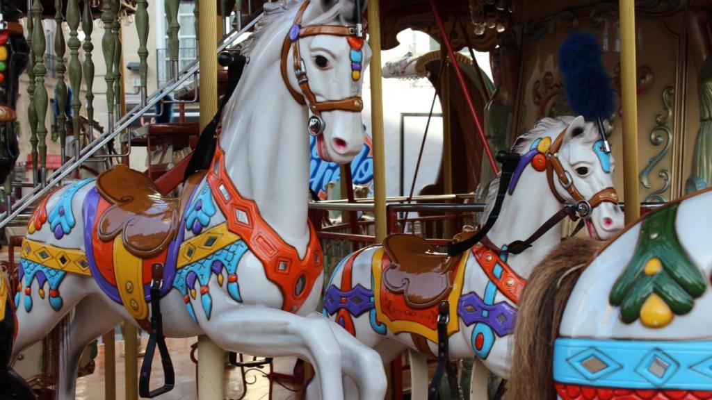 El tiovivo de Vitoria-Gasteiz.