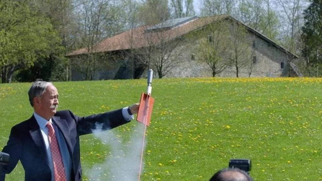 El empresario Antón Iráculis, en un evento celebrado en Txillida Leku en 2006. (Jon URBE / FOKU)