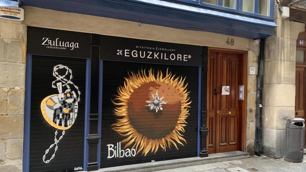 Nueva Joyería Zuluaga en el casco viejo de Bilbao, en la calle Tendería 48