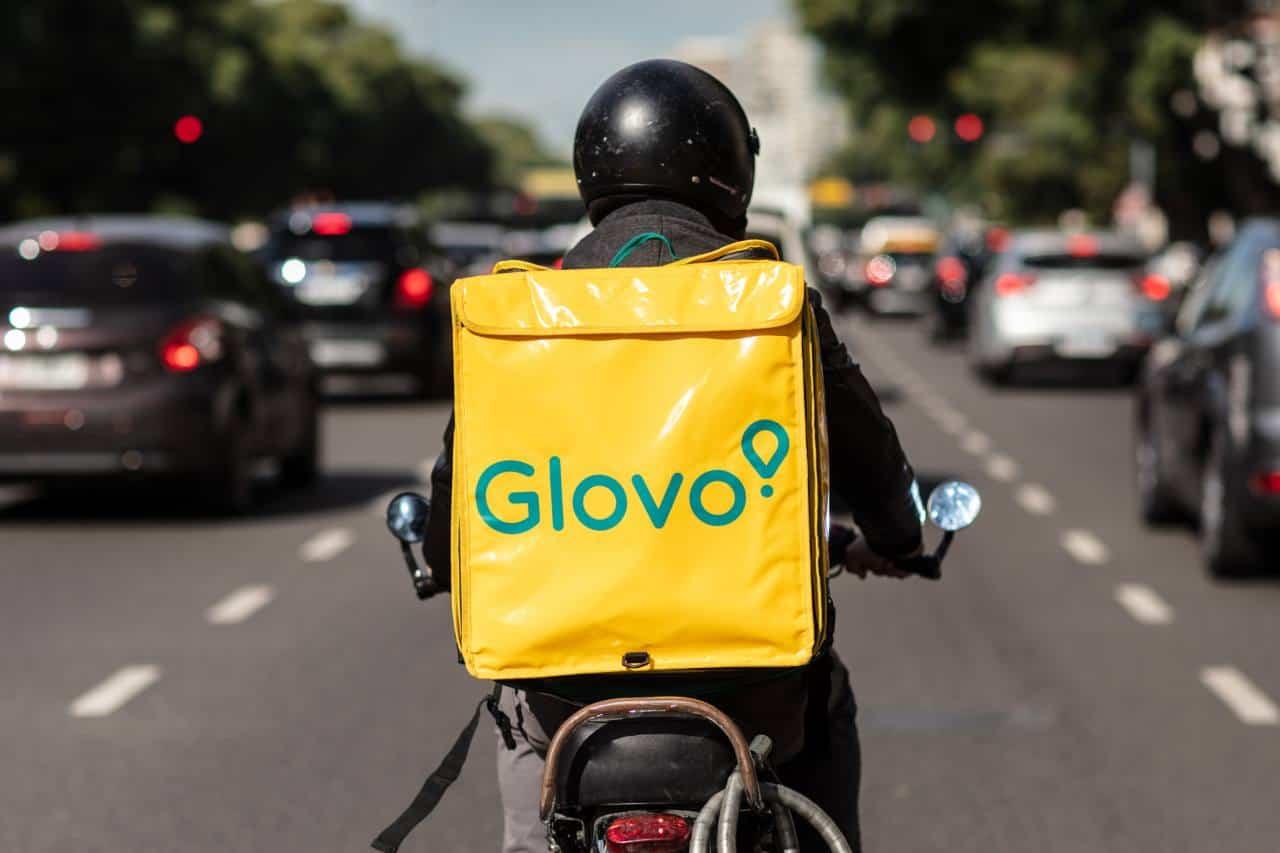 Repartidor de Glovo.