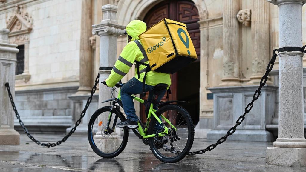 Repartidor de Glovo.
