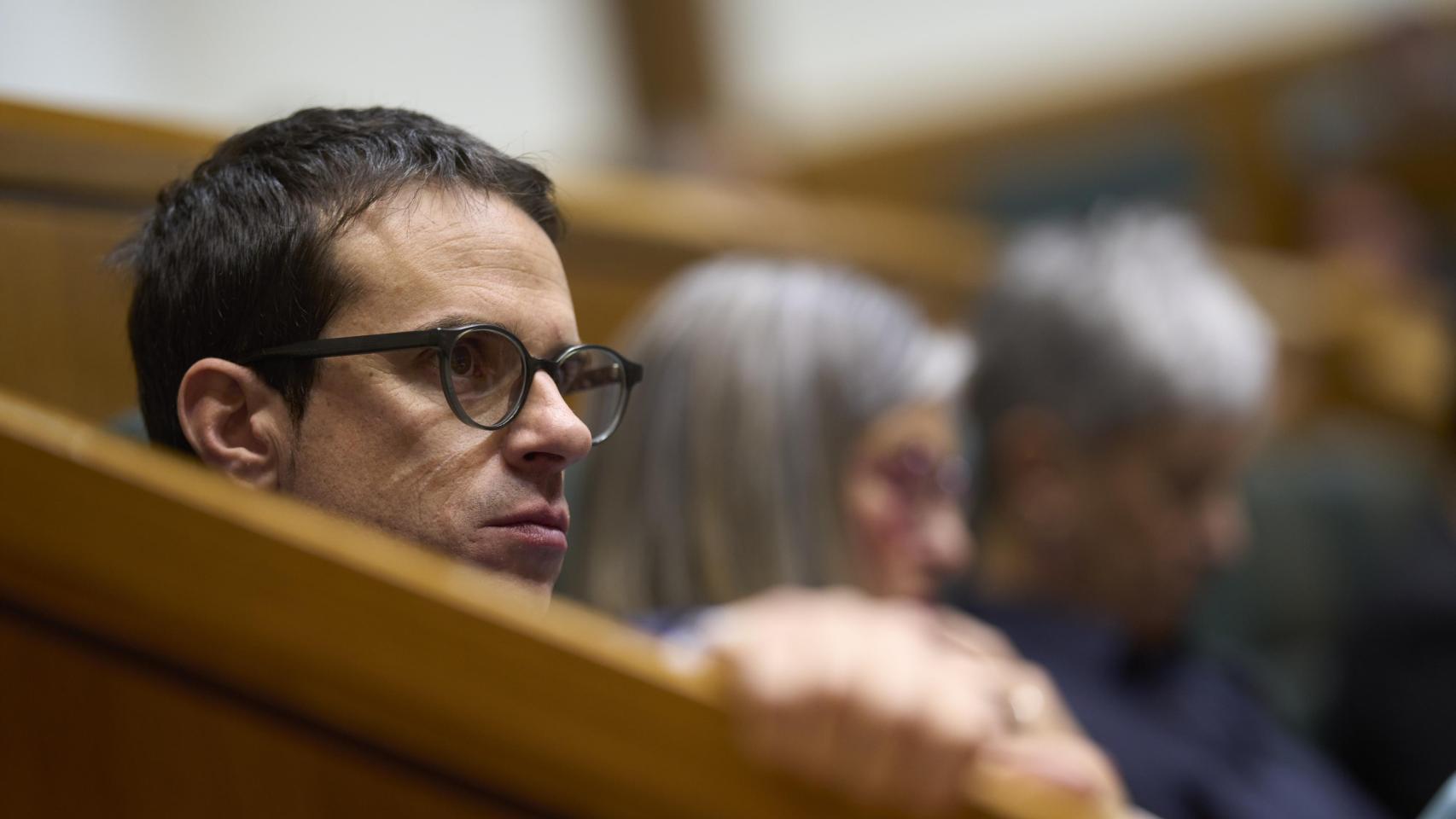 El portavoz de EH Bildu en el Parlamento vasco, Pello Otxandiano