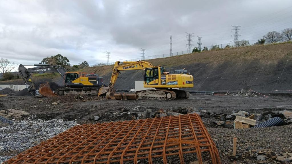Zona donde se ubicará la primera hidrolinera de Euskadi, en Abanto Zierbena