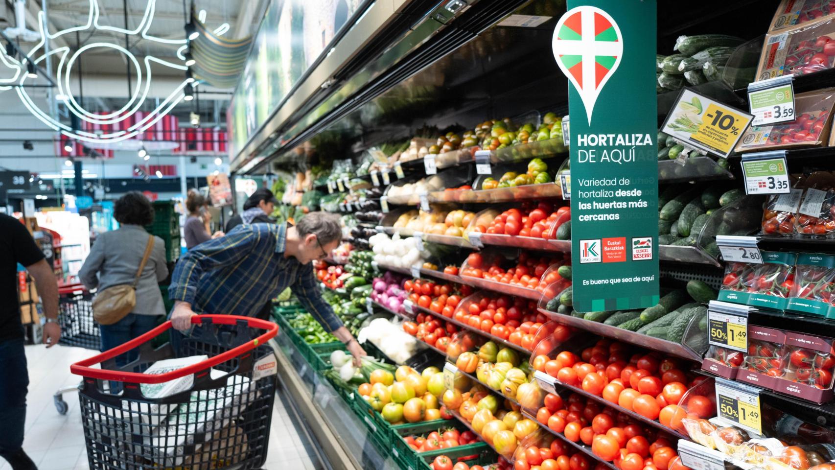 Un supermercado EROSKI