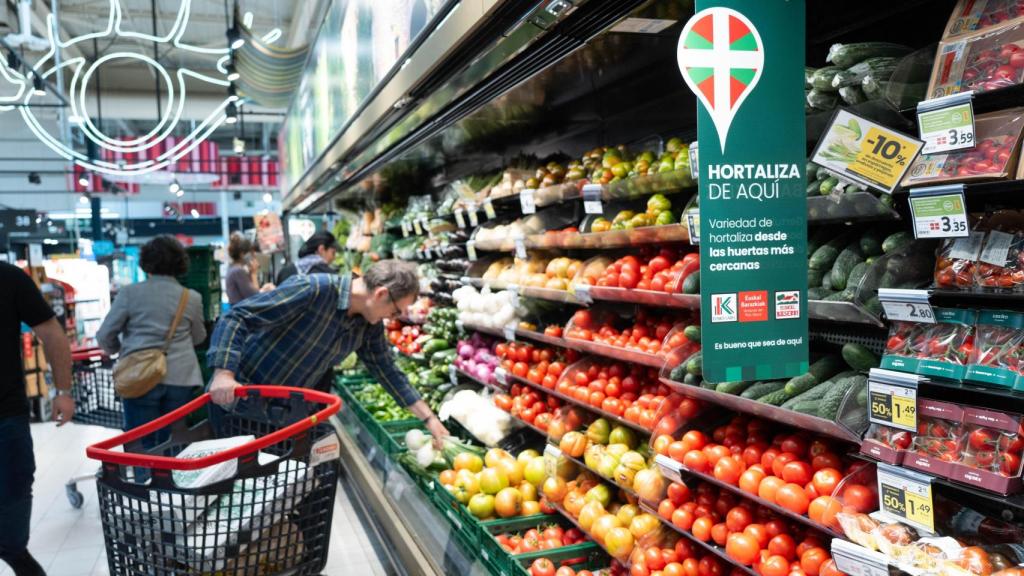 Un supermercado EROSKI