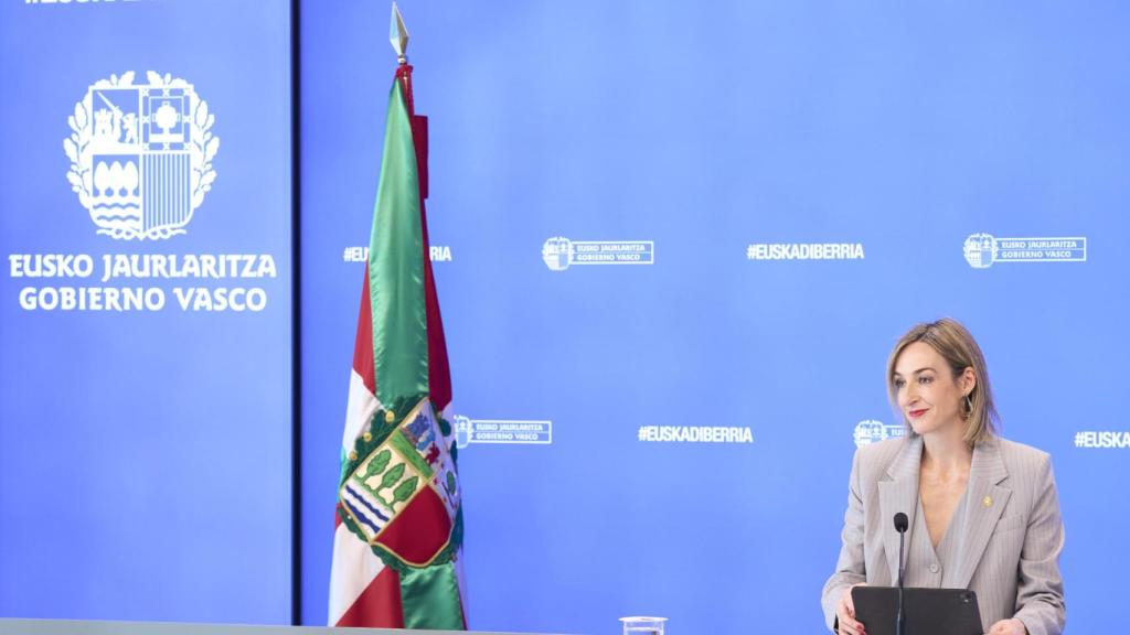 La consejera de Gobernanza, Administración Digital y Autogobierno, María Ubarretxena