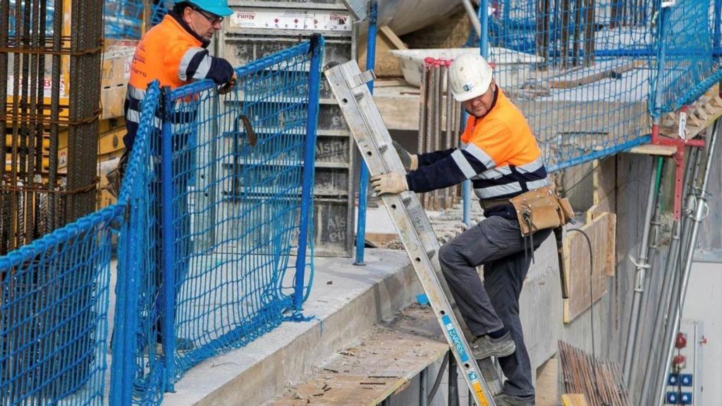 Operarios de la construcción