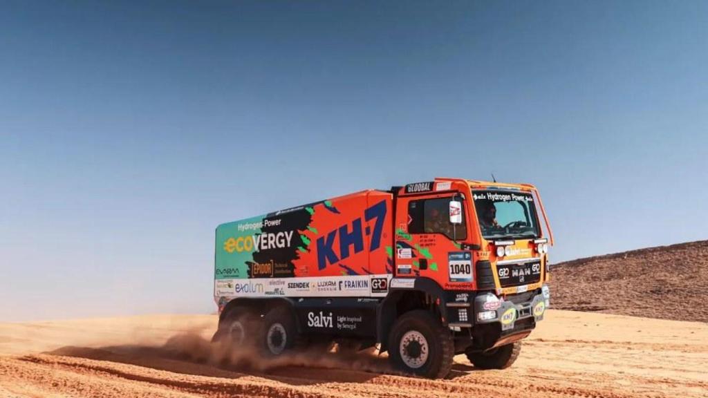 El camión del equipo KH-7 ECOVERGY.