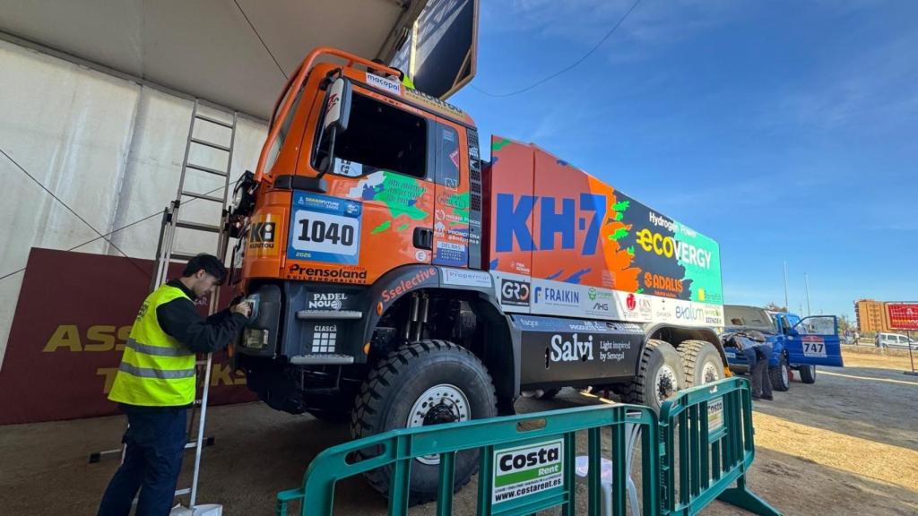 El camión del equipo KH-7 ECOVERGY.
