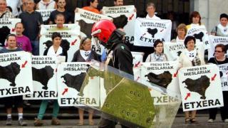 Imagen de archivo de un acto a favor de los presos de ETA.