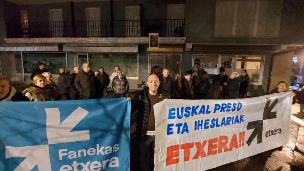 Acto por el etarra 'Fanekas' en Lezo.
