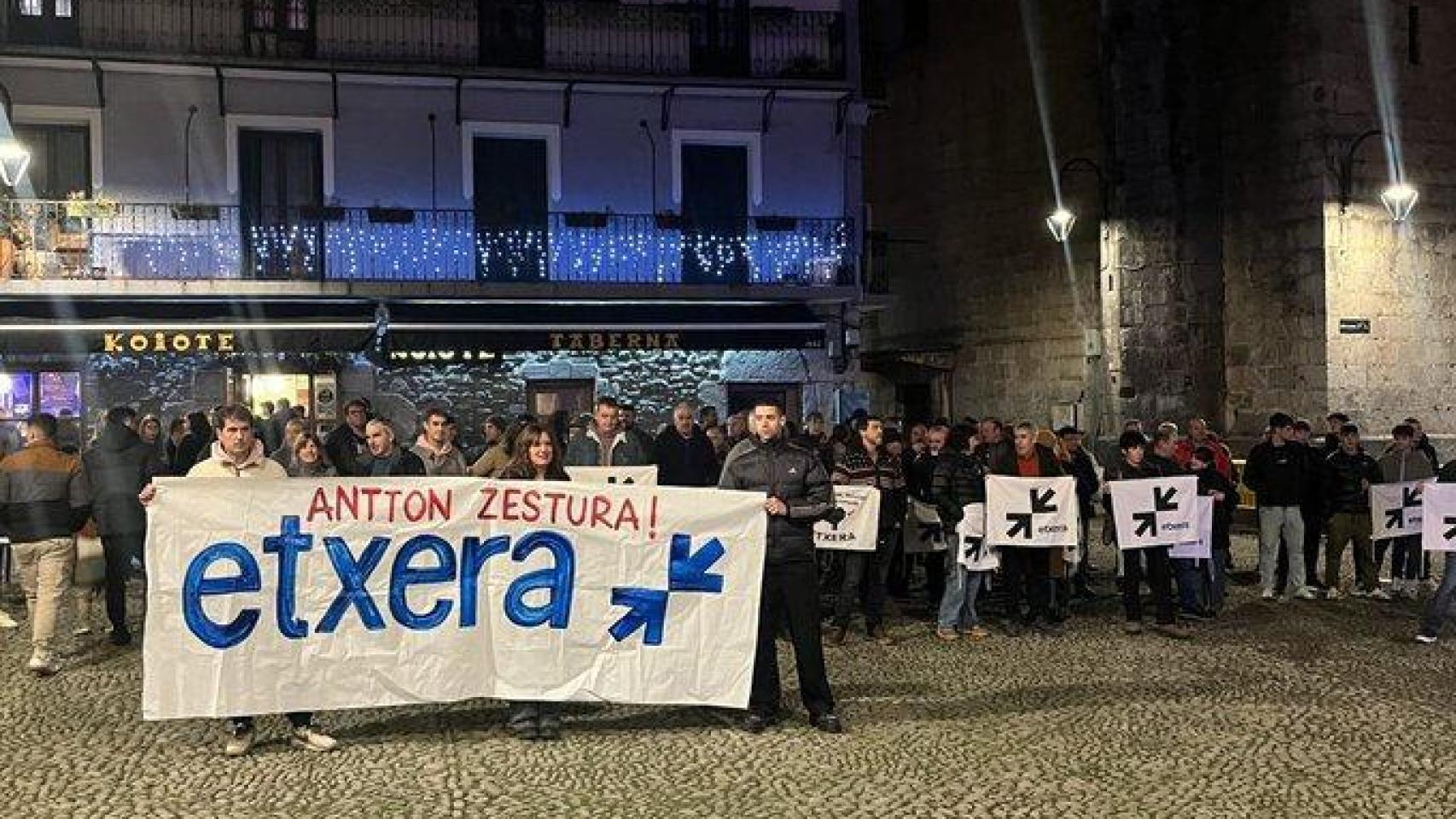 Acto en Zestoa por José Antonio 'Antton' Olaizola, al que se atribuyen 13 asesinatos.