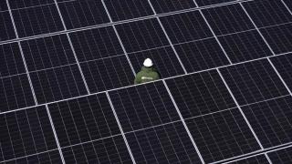 Un parque solar de Iberdrola en una imagen de archivo