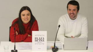 Xabier Iraola, en una rueda de prensa