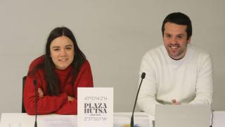 Xabier Iraola, en una rueda de prensa