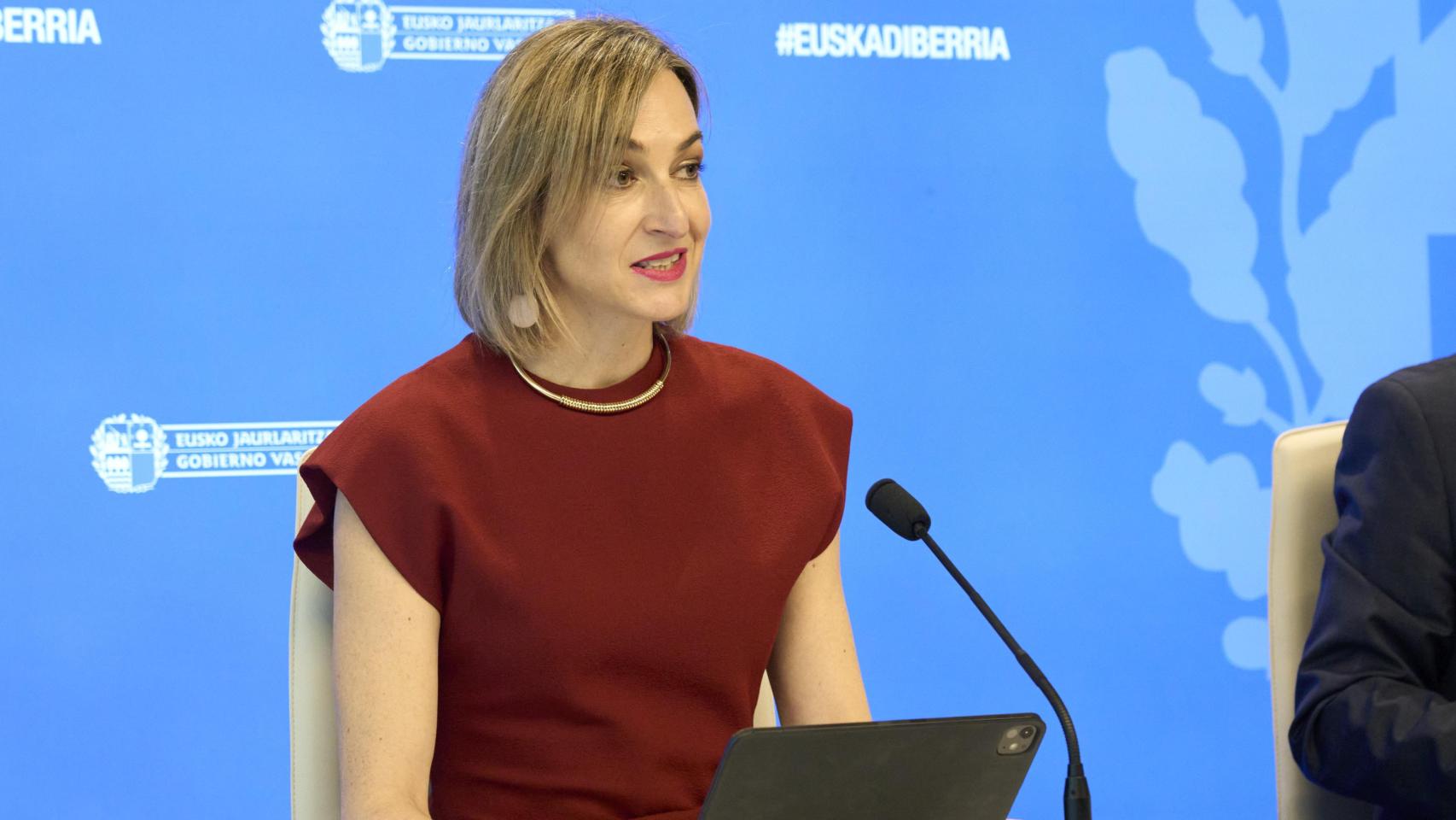 La consejera de Autogobierno, María Ubarretxena