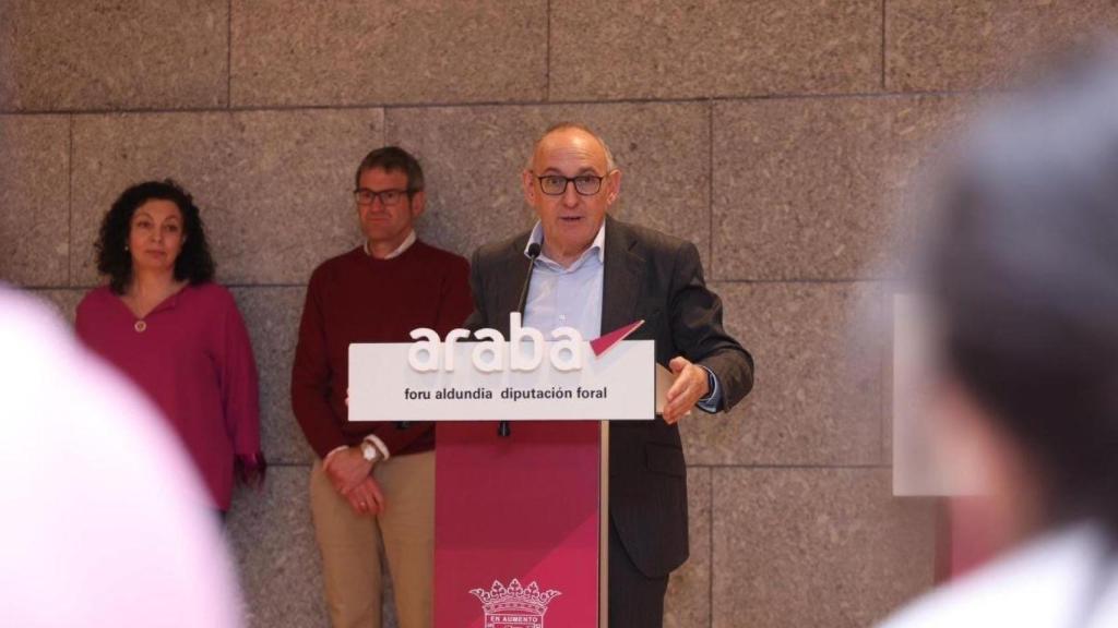 El diputado general de Álava, Ramiro González, en una imagen de archivo