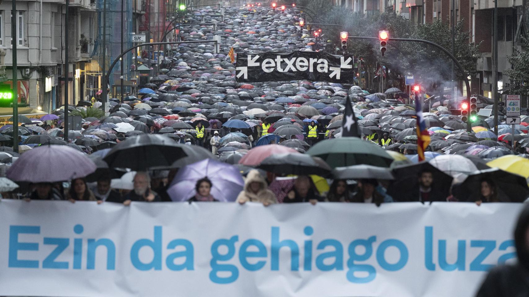 Miles de personas piden el fin de la vulneración de los derechos de los presos de ETA